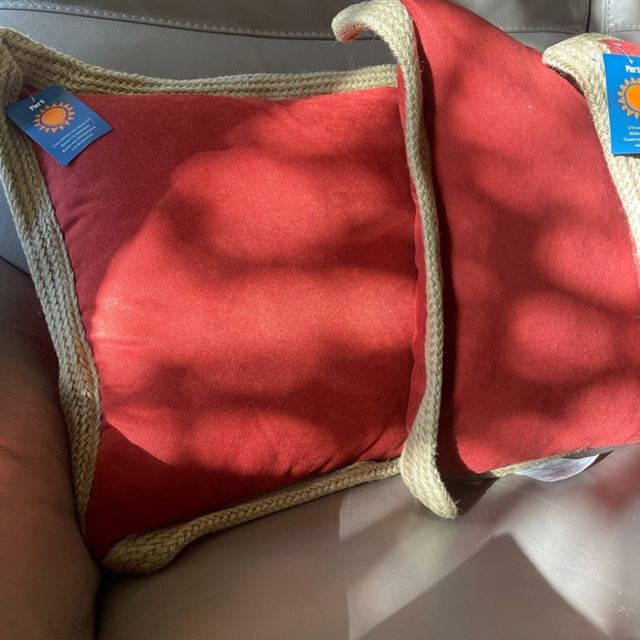 Pier 1 outdoor throw pillows - Picture 3 of 9